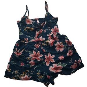 Xhilaration Floral Romper w Pockets XS